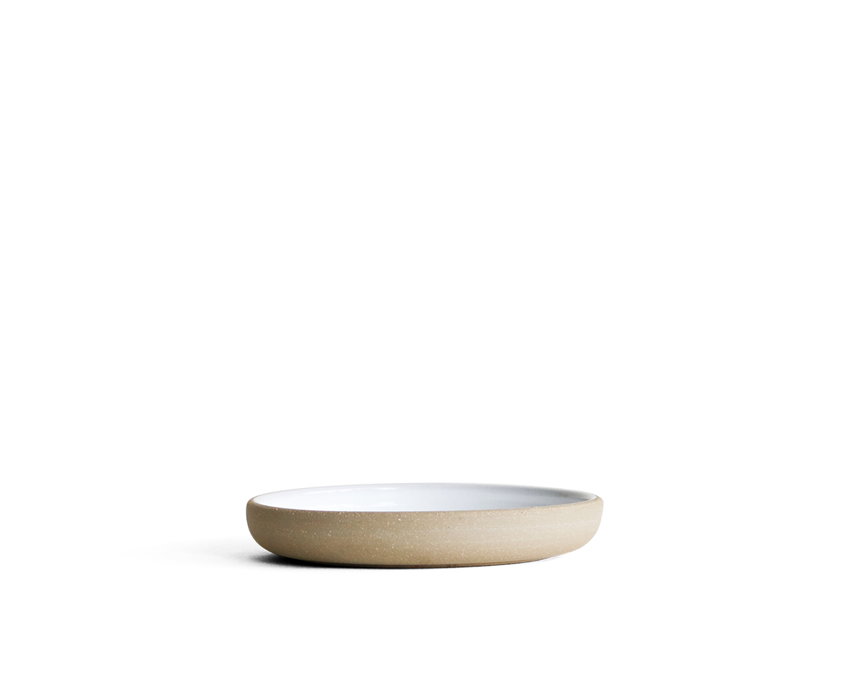 6" Coupe Crudo Bowl - Dark Brown | White