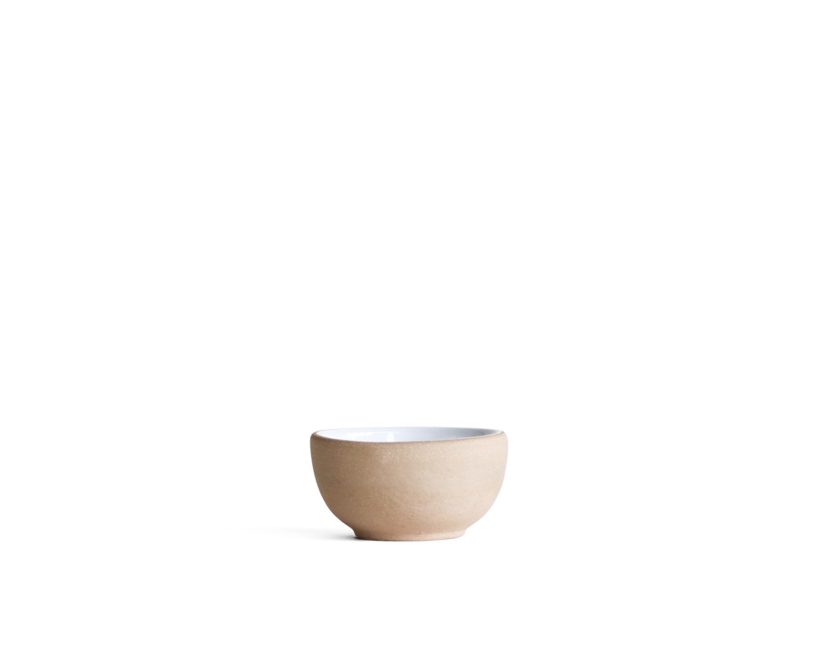 3.75" Coupe Fry Bowl - Toasted | White