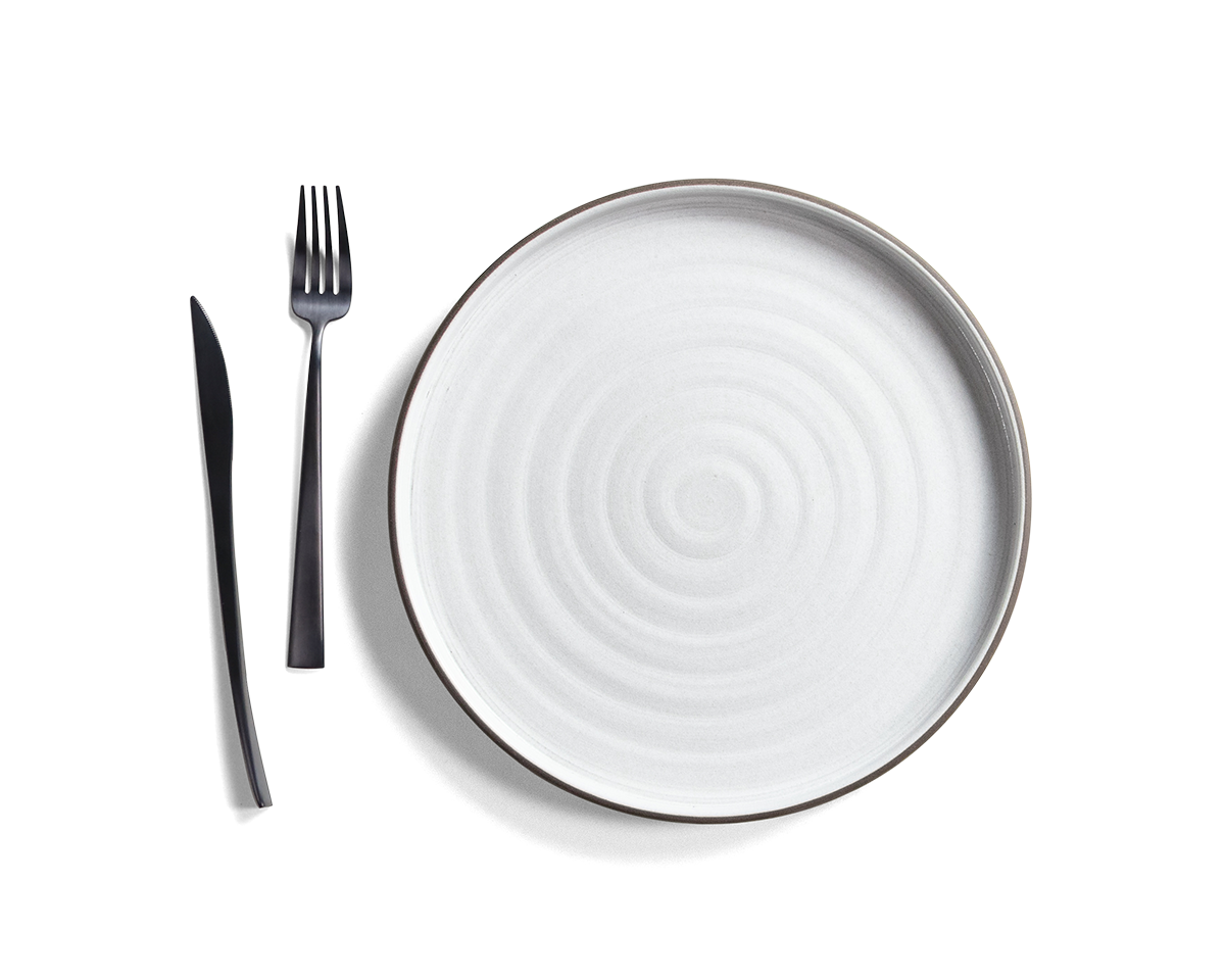 Jono Pandolfi USA Handmade 10.5” Square Sided Entree Plate